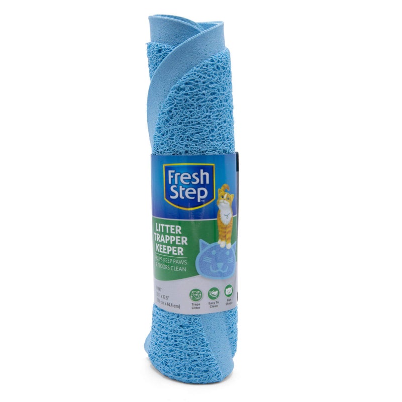 Fresh Step Kitty Litter Trapper Keeper - Cat Shaped Litter Mat for All Cats, Great for Cleaning Up After Your Cat - 23.5" x 17.5" - Image 2